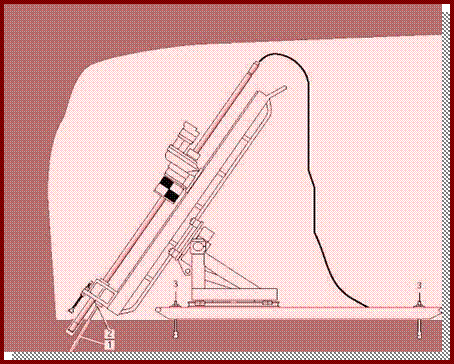Крепление установки с помощью анкерных болтов и зажима обсадной трубы