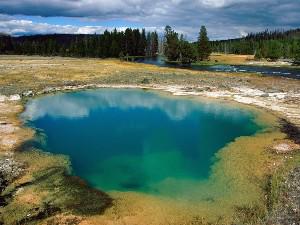 Origin of Life and Living Matter in Hot Mineral Water