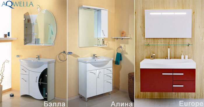Выбор современной мебели для ванных комнат